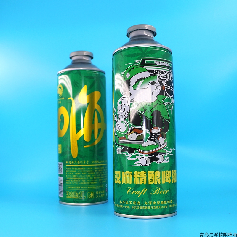阿中哥汉麻精酿啤酒 | 规格：1Lx6桶 国潮精酿 艾尔原浆啤酒