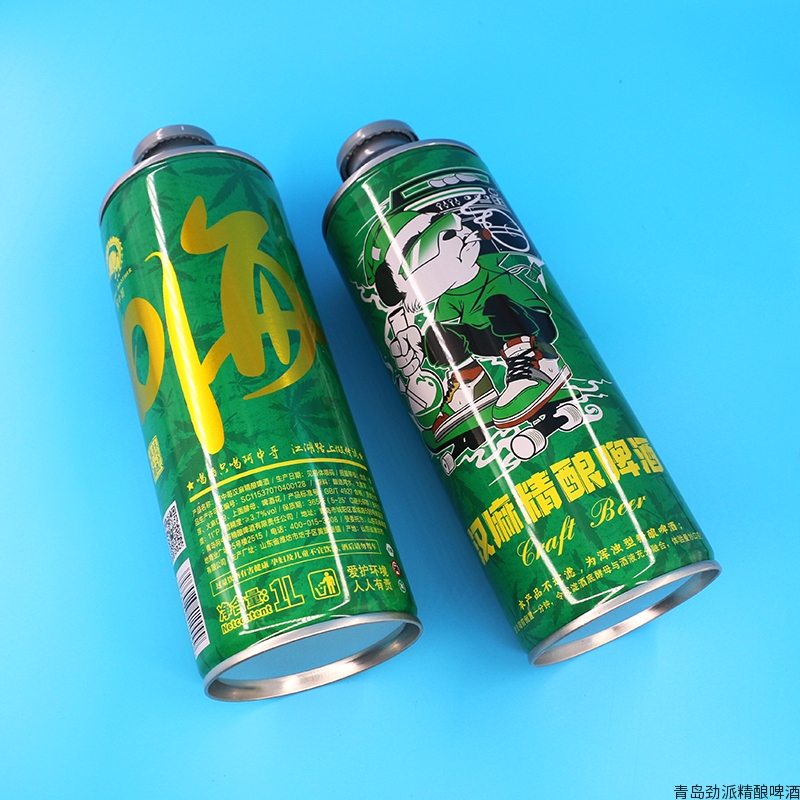 阿中哥汉麻精酿啤酒 | 规格：1Lx6桶 国潮精酿 艾尔原浆啤酒