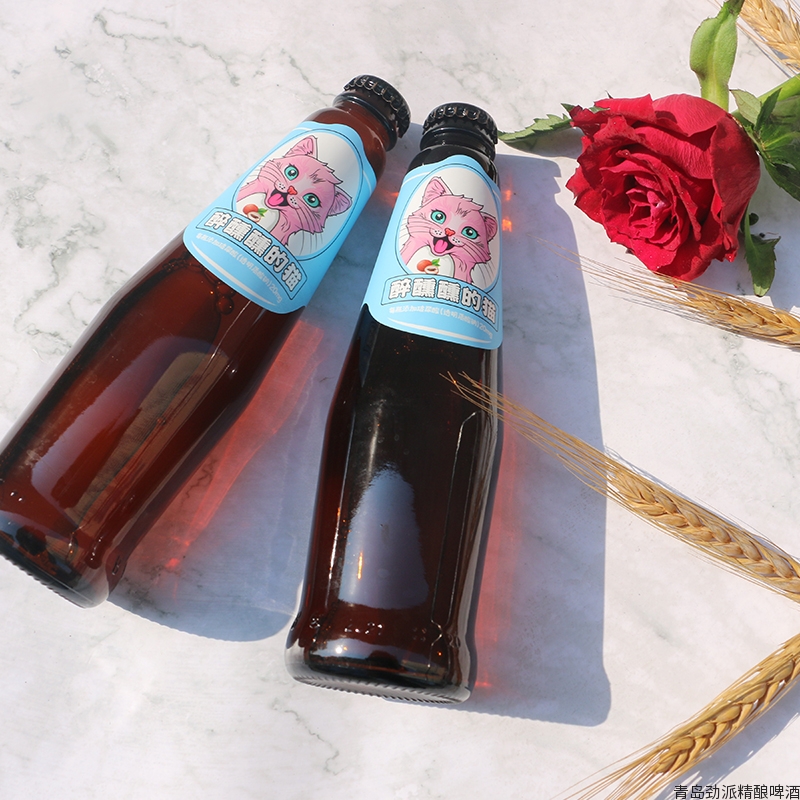 玻尿酸玫瑰荔枝味精酿啤酒 | 规格：270mlx24瓶/箱 果味精酿